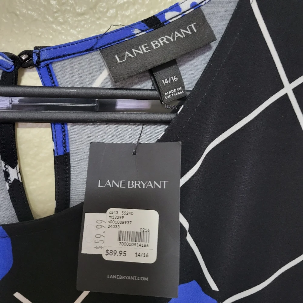 LANE BRYANT Simply Chic Matte Jersey Dress Size 14/16 - Picture 2 of 4